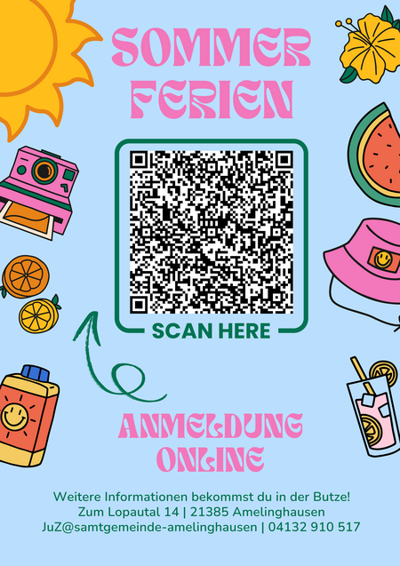 qr link zum Ferienprogram für kinder 